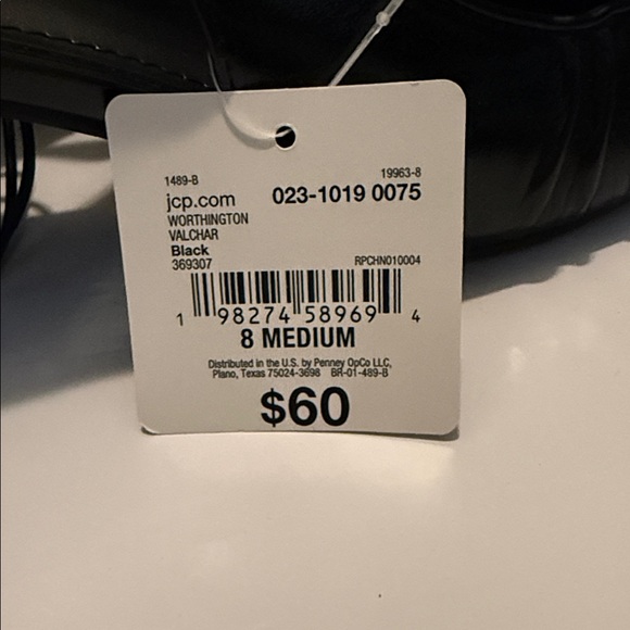 Worthington Black Pointed Toe Slingback Kitten Heels - Picture 7 of 11